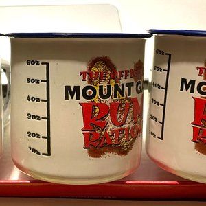 NEW 3 Cups Set The Official Mount Gay Rum Ration
